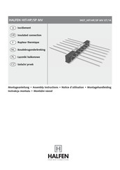 Halfen HIT-SP MV Assembly Instructions Manual