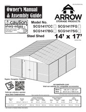 Arrow SCG1417FG Owner's Manual & Assembly Manual