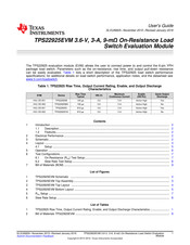 Texas Instruments TPS22925EVM User Manual