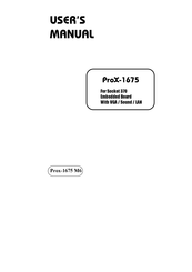 Axiomtek ProX-1675 User Manual