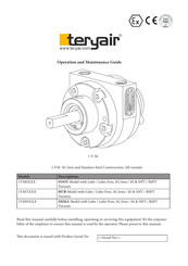 Teryair 1VMNBSPT Operation And Maintenance Manual