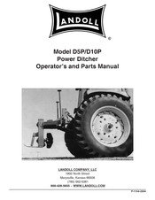 Landoll D5P Series Operator And Parts Manual