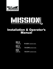 Mile Marker 78-53251 Installation & Operator's Manual