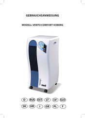 EWT VENTO COMFORT ICEBERG Operating Instructions Manual