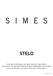 SIMES STELO S.4120W Instructions Manual
