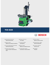 Bosch TCE 4225 Original Instructions Manual