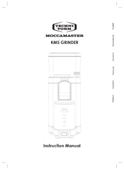 techni vorm MOCCAMASTER KM5 Instruction Manual