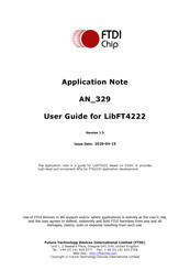 FTDI LibFT4222 User Manual