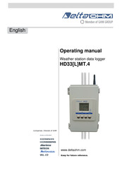 GHM Delta OHM HD33MT.4 Operating Manual