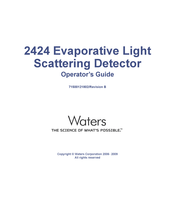 WATERS CORPORATION 2424 Operator's Manual
