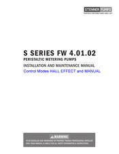 Stenner Pumps S Series Installation And Maintenance Manual