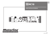 Motorline professional MC18 User& Installer's Manual