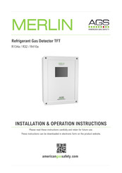 AGS Merlin Installation & Operation Instructions