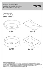 Toto LLT150 Installation And Owner's Manual