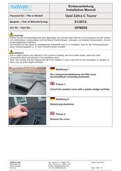 Haweko OPM095 Installation Manual