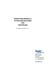 TeeJet Technologies CENTERLINE Operator's Manual
