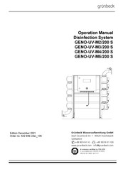 Grunbeck GENO-UV-M2/200 S Operation Manual