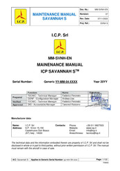 ICP SAVANNAH S Maintenance Manual