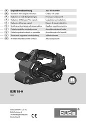 GÜDE BSR 18-0 Translation Of The Original Instructions