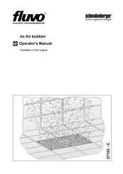 FLUVO rio Air bubbler Original Operator's Manual