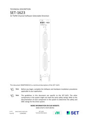 SET SET-1623 Technical Description