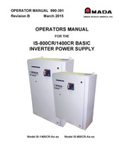 Amada IS-800CR Operator's Manual