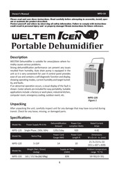 Weltem Icen IPD-120 Owner's Manual
