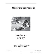 Weber CCI 303 Operating Instructions Manual