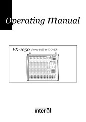 Inter-m PX-1650 Operating Manual