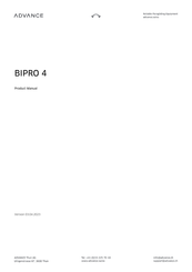 Advance acoustic BIPRO 4 Product Manual