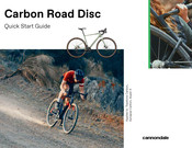 Cannondale Carbon Road Disc Quick Start Manual