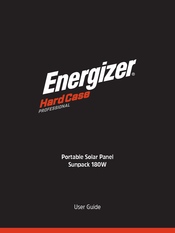 Energizer HardCase Sunpack 180W User Manual