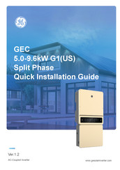GE GEC 5.0kW G1 Split Phase Quick Installation Manual