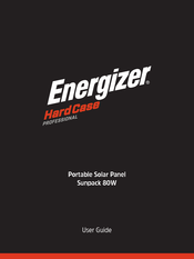Energizer HardCase Sunpack 80W User Manual