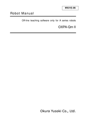 Okura Yusoki OXPA-Qm II Manual