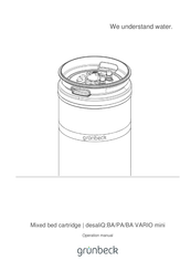 Grunbeck desaliQ:PA Series Operation Manual