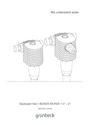 Grunbeck BOXER RX 1 1/2 Operation Manual