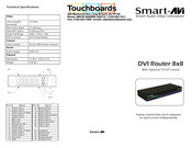 SMART-AVI DVR8X8 Quick Start Manual
