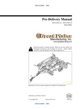 GREAT PLAINS Terra Max HT1100-10 Predelivery Manual