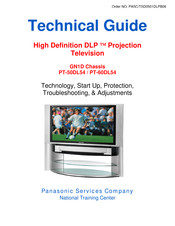 Panasonic HDTV DLP PT-60DL54 Technical Manual