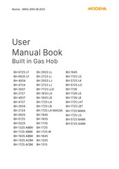 Modena BH 6725 LF User Manual Book