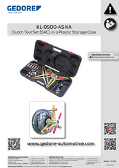 Gedore KL-0500-45 KA Operating Instructions Manual