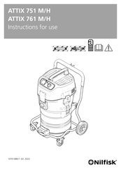 Nilfisk-Advance ATTIX 751-0H DK Instructions For Use Manual