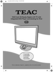 Teac T19LIDI9B Manual