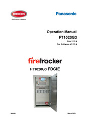 Panasonic Firetracker FT1020G3 CIE Operation Manual