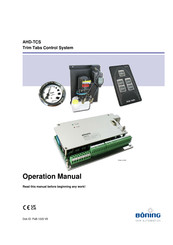 Böning AHD-TCS Operation Manual