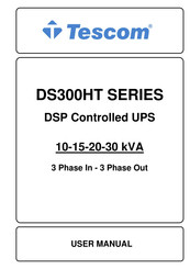 Tescom DS320HT User Manual