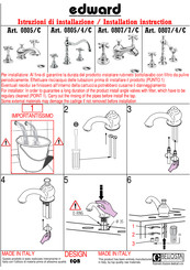 Bellosta Edward 0805/C Installation Instruction