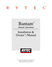 RYTEC Bantam Installation & Owner's Manual