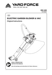 Yard force GY8900 Instructions Manual